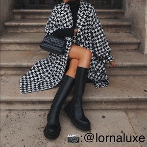 Zara Women's Boots Leather High Platform EU40/US9